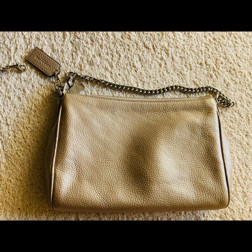 Coach metallic leather crossbody bag F39207 - Picture 3 of 9